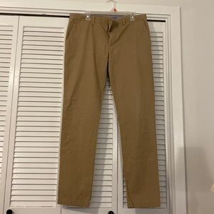 Jcrew men’s khaki pants slim fit 34X 34